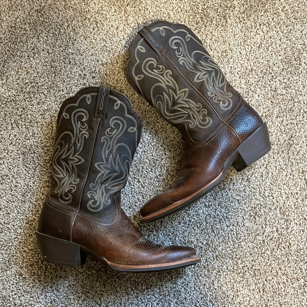Ariat Round Up Square Toe Western Boots